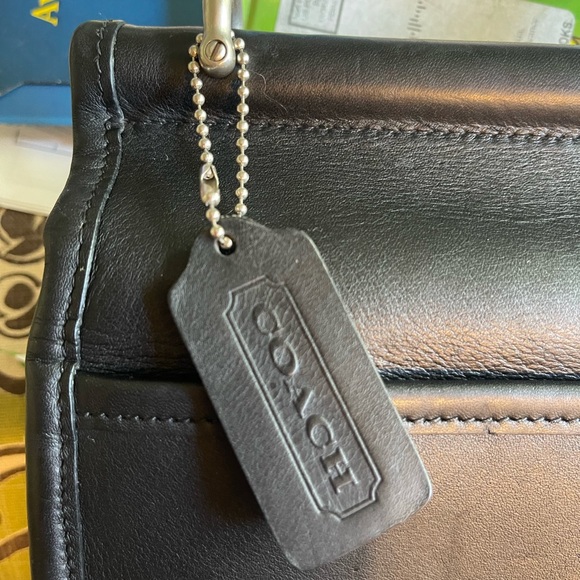 COACH Briefcase -Beekman Black Leather Genuine - Picture 10 of 16